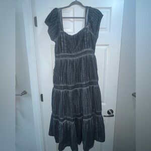 American Eagle Outfitters Charcoal Midi Dress